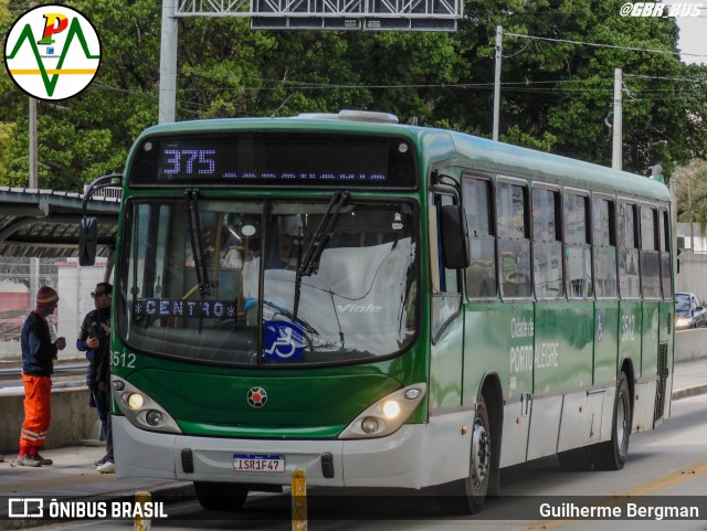 Empresa Gazômetro de Transportes 3512 na cidade de Porto Alegre, Rio Grande do Sul, Brasil, por Guilherme Bergman. Número da foto: #13263447.