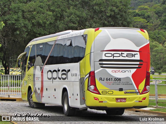 Optar Fretamento e Turismo 60 na cidade de Juiz de Fora, Minas Gerais, Brasil, por Luiz Krolman. Número da foto: #13264144.