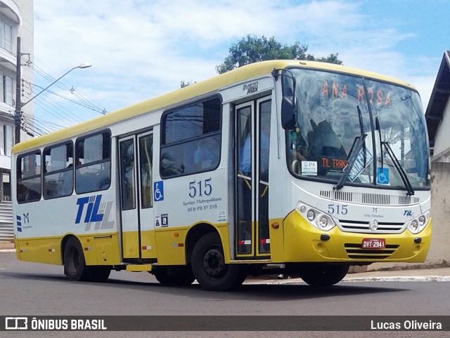 TIL Transportes Coletivos 515 na cidade de Cambé, Paraná, Brasil, por Lucas Oliveira . Número da foto: #13264872.