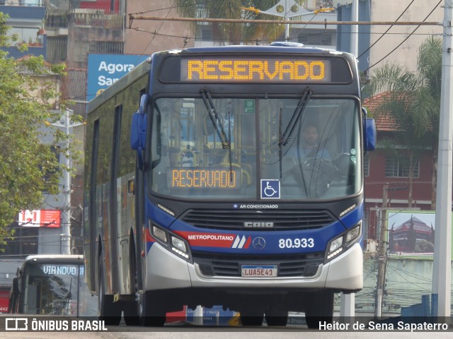 Next Mobilidade - ABC Sistema de Transporte 80.933 na cidade de Santo André, São Paulo, Brasil, por Heitor de Sena Sapaterro. Número da foto: #13263578.