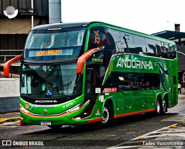 Empresa de Transportes Andorinha 7051 na cidade de Rio de Janeiro, Rio de Janeiro, Brasil, por Tadeu Vasconcelos. Número da foto: #13264281.