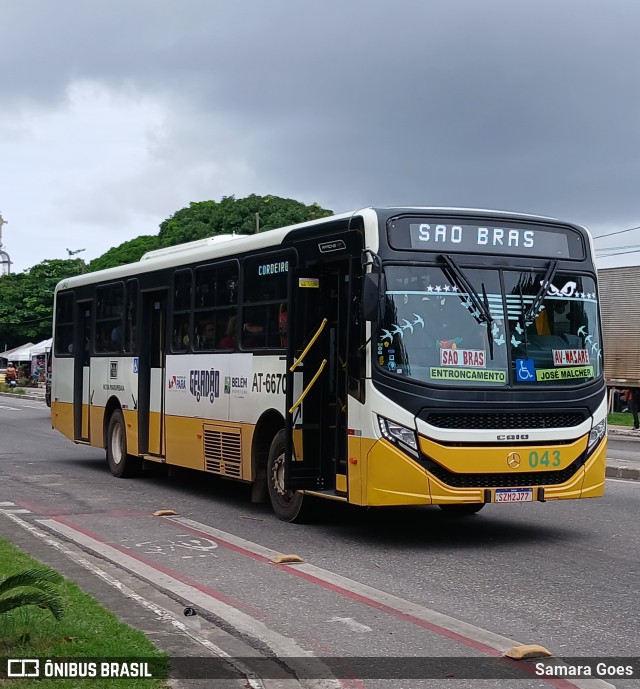 Empresa de Transportes Nova Marambaia AT-66702 na cidade de Belém, Pará, Brasil, por Samara Goes. Número da foto: #13264372.