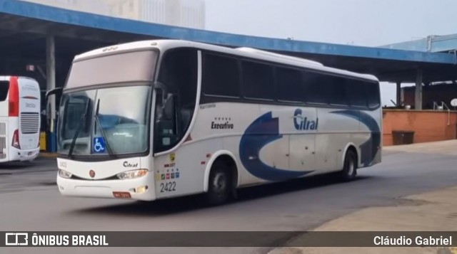 Citral Transporte e Turismo 2422 na cidade de Porto Alegre, Rio Grande do Sul, Brasil, por Cláudio Gabriel. Número da foto: #13265134.