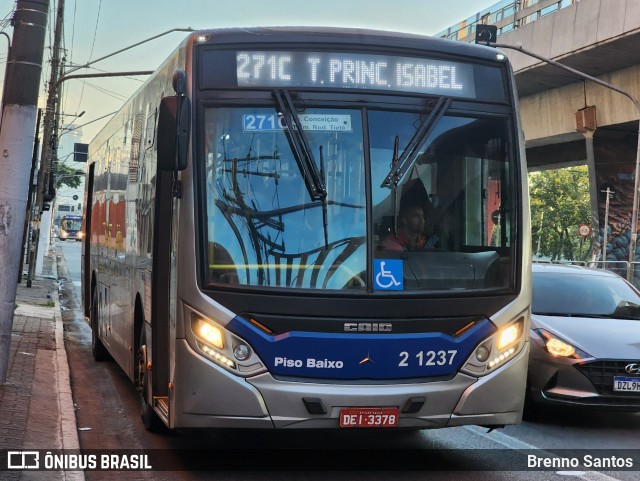 Sambaíba Transportes Urbanos 2 1237 na cidade de São Paulo, São Paulo, Brasil, por Brenno Santos. Número da foto: #13265000.