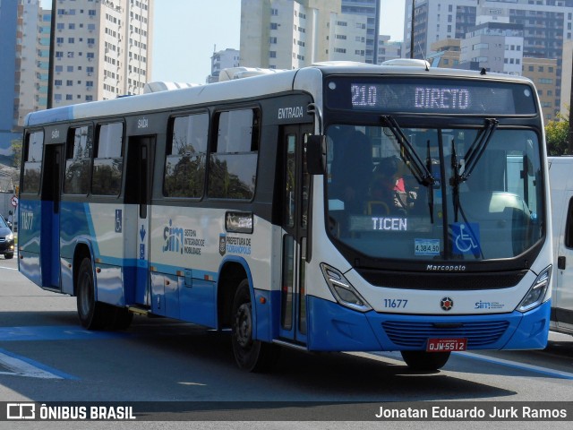 Canasvieiras Transportes 11677 na cidade de Florianópolis, Santa Catarina, Brasil, por Jonatan Eduardo Jurk Ramos. Número da foto: #13265533.