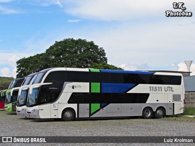 UTIL - União Transporte Interestadual de Luxo 11511 na cidade de Juiz de Fora, Minas Gerais, Brasil, por Luiz Krolman. Número da foto: #13264127.