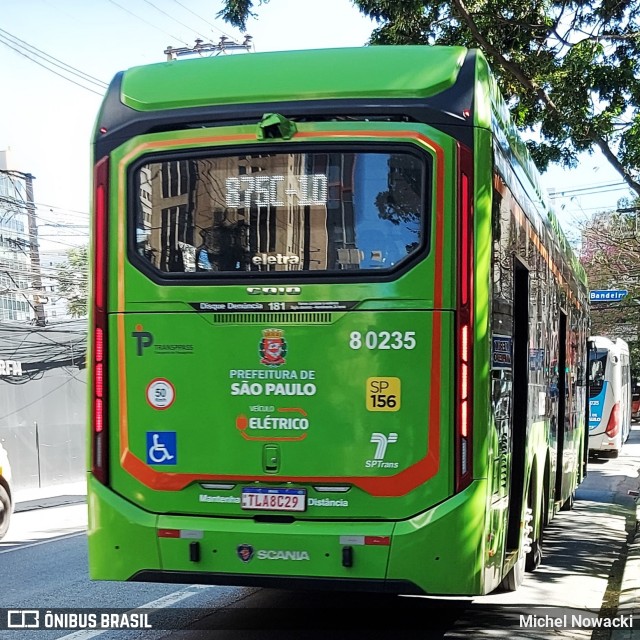 TRANSPPASS - Transporte de Passageiros 8 0235 na cidade de São Paulo, São Paulo, Brasil, por Michel Nowacki. Número da foto: #13265829.