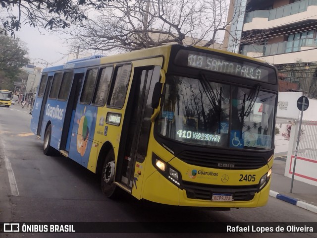 Empresa de Ônibus Vila Galvão 2405 na cidade de Guarulhos, São Paulo, Brasil, por Rafael Lopes de Oliveira. Número da foto: #13264646.