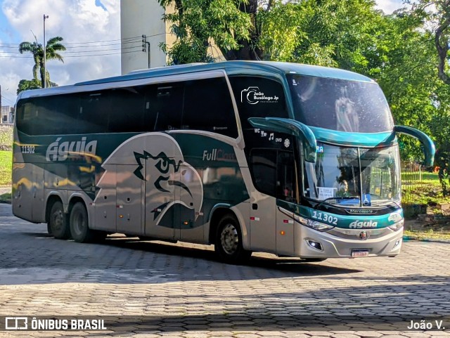 Águia Turismo 11302 na cidade de João Pessoa, Paraíba, Brasil, por João V.. Número da foto: #13265012.