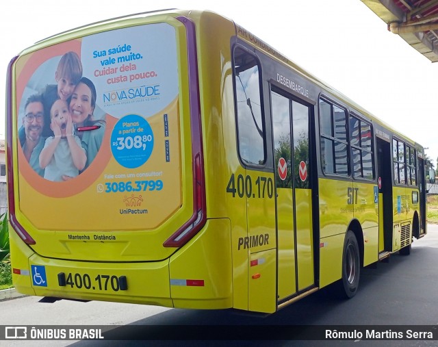 Viação Primor 400.170 na cidade de São Luís, Maranhão, Brasil, por Rômulo Martins Serra. Número da foto: #13263737.