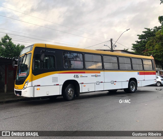 Empresa Metropolitana 416 na cidade de Recife, Pernambuco, Brasil, por Gustavo Ribeiro. Número da foto: #13264210.