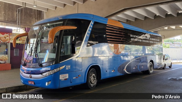 Empresa de Ônibus Pássaro Marron 5982 na cidade de São Caetano do Sul, São Paulo, Brasil, por Pedro D'Araio. Número da foto: #13263855.