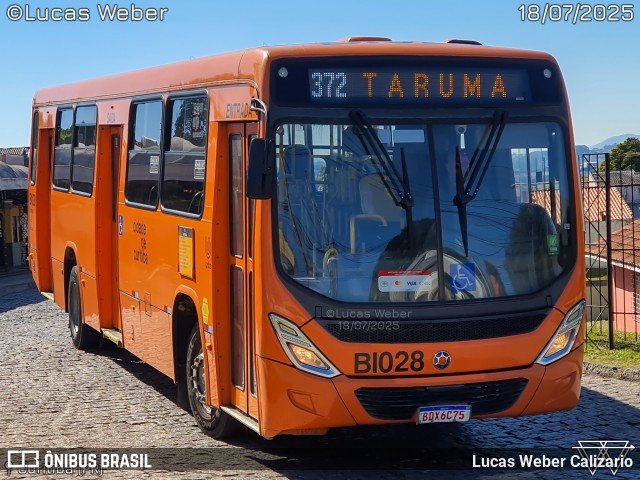 Transporte Coletivo Glória BI028 na cidade de Curitiba, Paraná, Brasil, por Lucas Weber Calizario. Número da foto: #13263758.