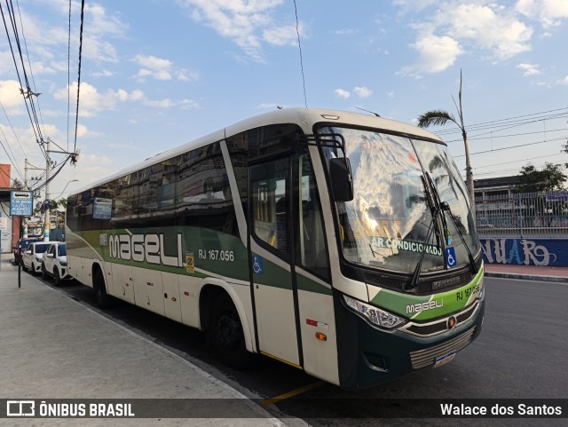 Transportes Mageli RJ 167.056 na cidade de São João de Meriti, Rio de Janeiro, Brasil, por Walace dos Santos. Número da foto: #13263491.