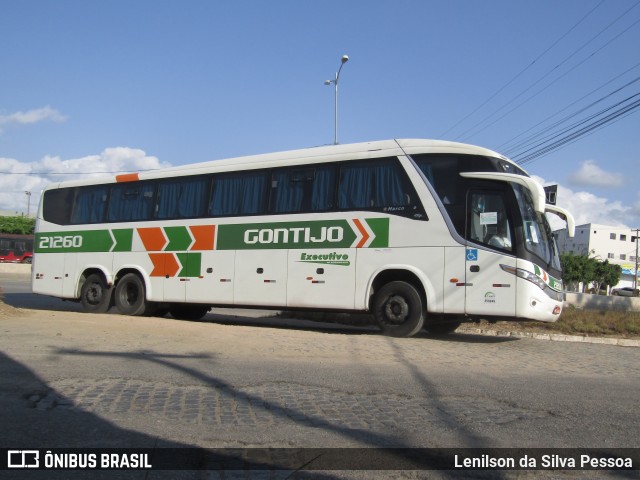 Empresa Gontijo de Transportes 21260 na cidade de Caruaru, Pernambuco, Brasil, por Lenilson da Silva Pessoa. Número da foto: #13265382.