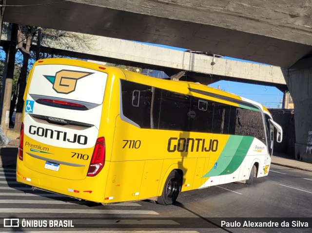 Empresa Gontijo de Transportes 7110 na cidade de Belo Horizonte, Minas Gerais, Brasil, por Paulo Alexandre da Silva. Número da foto: #13263949.