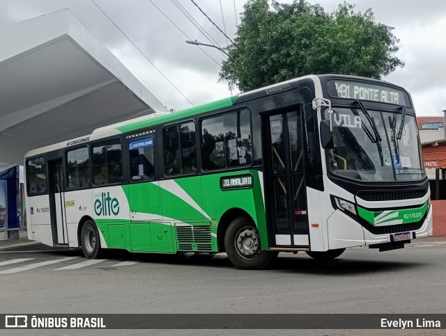 Viação Elite RJ 176.072 na cidade de Pinheiral, Rio de Janeiro, Brasil, por Evelyn Lima. Número da foto: #13264009.