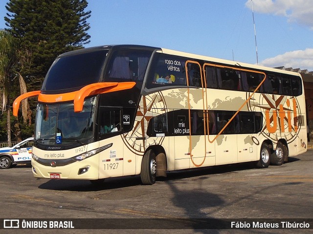 UTIL - União Transporte Interestadual de Luxo 11927 na cidade de Três Corações, Minas Gerais, Brasil, por Fábio Mateus Tibúrcio. Número da foto: #13265554.