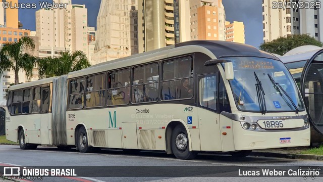 Viação Santo Ângelo 18R95 na cidade de Curitiba, Paraná, Brasil, por Lucas Weber Calizario. Número da foto: #13263764.