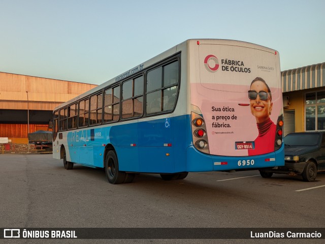 Viação Real - Varginha 6950 na cidade de Varginha, Minas Gerais, Brasil, por LuanDias Carmacio. Número da foto: #13265198.