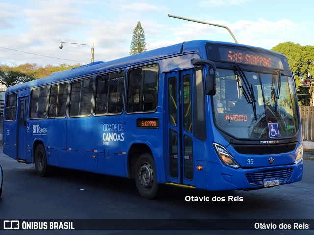 SOGAL - Sociedade de Ônibus Gaúcha Ltda. 35 na cidade de Canoas, Rio Grande do Sul, Brasil, por Otávio dos Reis . Número da foto: #13265504.