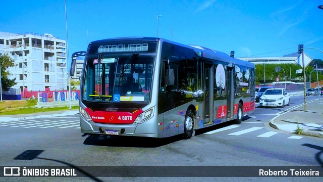 Express Transportes Urbanos Ltda 4 8078 na cidade de São Paulo, São Paulo, Brasil, por Roberto Teixeira. Número da foto: #13264781.