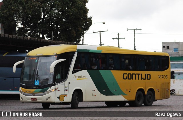 Empresa Gontijo de Transportes 18705 na cidade de Vitória da Conquista, Bahia, Brasil, por Rava Ogawa. Número da foto: #13264578.