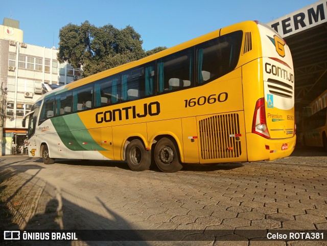 Empresa Gontijo de Transportes 16060 na cidade de Ipatinga, Minas Gerais, Brasil, por Celso ROTA381. Número da foto: #13263481.