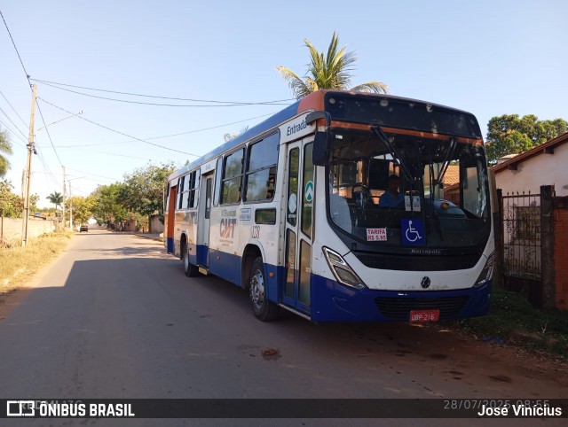 CMT - Consórcio Metropolitano Transportes 128 na cidade de Várzea Grande, Mato Grosso, Brasil, por José Vinícius. Número da foto: #13263756.