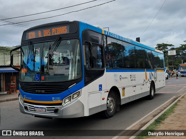 Transportes Barra D13082 na cidade de Rio de Janeiro, Rio de Janeiro, Brasil, por Danyllo Henrique. Número da foto: #13264565.