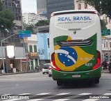 Real Brasil Turismo RJ 592.043 na cidade de Rio de Janeiro, Rio de Janeiro, Brasil, por Wallace Velloso. Número da foto: #13266152.