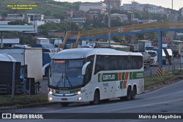 Empresa Gontijo de Transportes 21355 na cidade de João Monlevade, Minas Gerais, Brasil, por Mairo de Magalhães. Número da foto: #13190189.