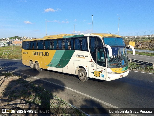 Empresa Gontijo de Transportes 14540 na cidade de Caruaru, Pernambuco, Brasil, por Lenilson da Silva Pessoa. Número da foto: #13190986.