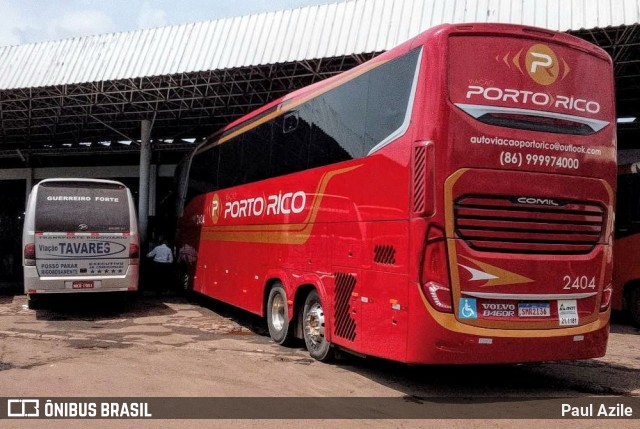 Auto Viação Porto Rico 2404 na cidade de Santa Inês, Maranhão, Brasil, por Paul Azile. Número da foto: #13189754.