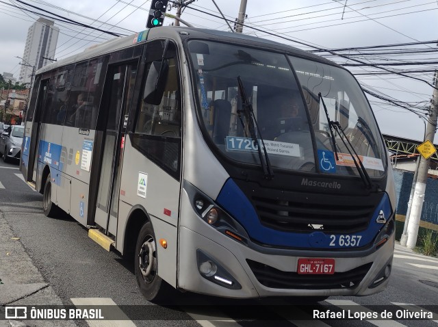 Transcooper > Norte Buss 2 6357 na cidade de São Paulo, São Paulo, Brasil, por Rafael Lopes de Oliveira. Número da foto: #13189981.