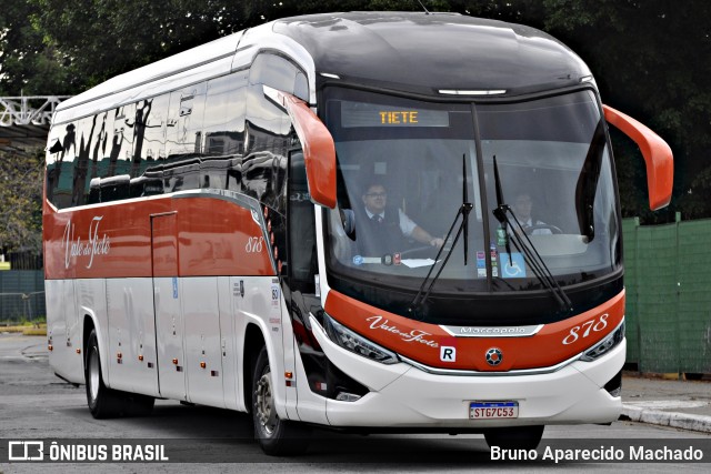 Viação Vale do Tietê 878 na cidade de São Paulo, São Paulo, Brasil, por Bruno Aparecido Machado. Número da foto: #13191168.
