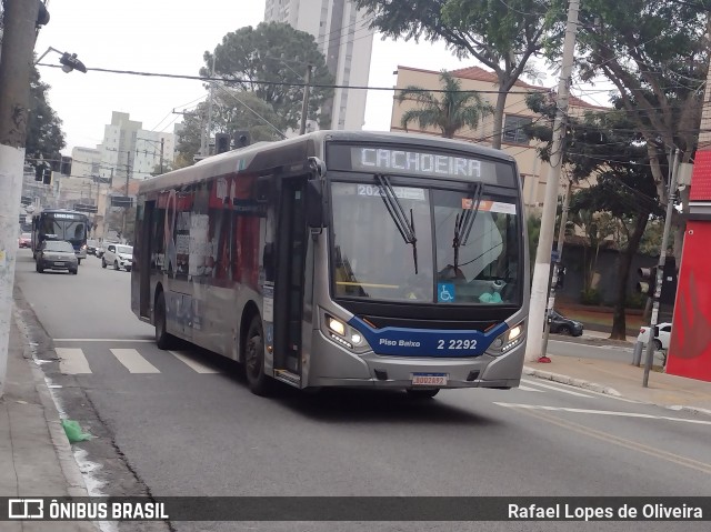 Sambaíba Transportes Urbanos 2 2292 na cidade de São Paulo, São Paulo, Brasil, por Rafael Lopes de Oliveira. Número da foto: #13189969.