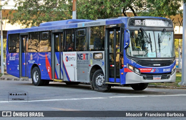Next Mobilidade - ABC Sistema de Transporte 81 937 na cidade de Santo André, São Paulo, Brasil, por Moaccir  Francisco Barboza. Número da foto: #13190351.