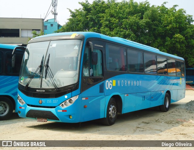 Viação Normandy do Triângulo RJ 155.037 na cidade de Rio de Janeiro, Rio de Janeiro, Brasil, por Diego Oliveira. Número da foto: #13190736.