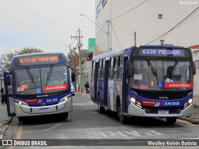 Expresso Amarelinho EA-13028 na cidade de Sorocaba, São Paulo, Brasil, por Weslley Kelvin Batista. Número da foto: #13190044.