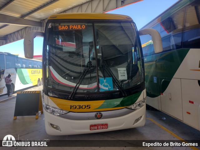 Empresa Gontijo de Transportes 19305 na cidade de Estiva, Minas Gerais, Brasil, por Espedito de Brito Gomes. Número da foto: #13189741.