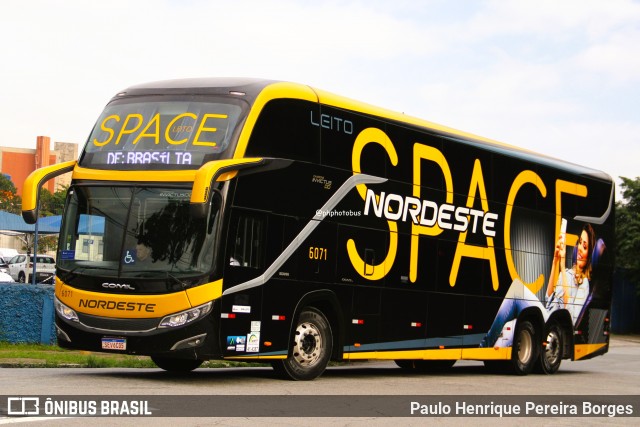Expresso Nordeste 6071 na cidade de São Paulo, São Paulo, Brasil, por Paulo Henrique Pereira Borges. Número da foto: #13191051.