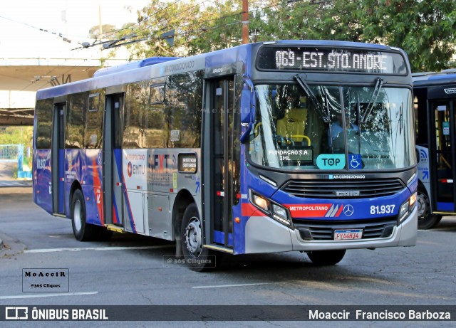 Next Mobilidade - ABC Sistema de Transporte 81 937 na cidade de Santo André, São Paulo, Brasil, por Moaccir  Francisco Barboza. Número da foto: #13190343.