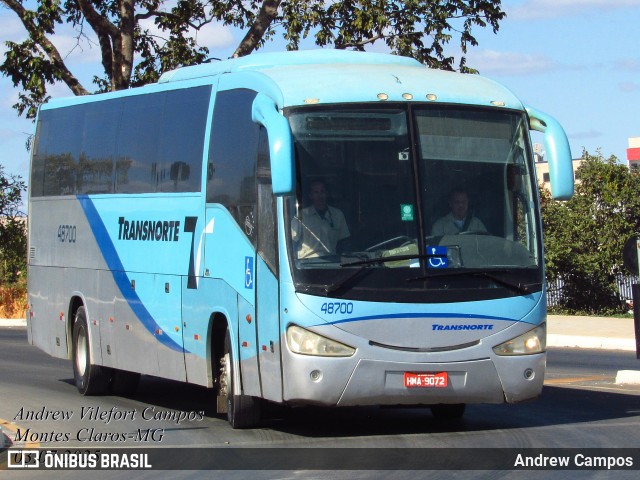 Transnorte - Transporte e Turismo Norte de Minas 48700 na cidade de Montes Claros, Minas Gerais, Brasil, por Andrew Campos. Número da foto: #13191040.