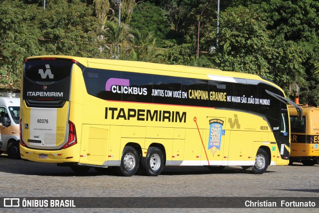 Viação Nova Itapemirim 60376 na cidade de Leopoldina, Minas Gerais, Brasil, por Christian  Fortunato. Número da foto: #13189811.