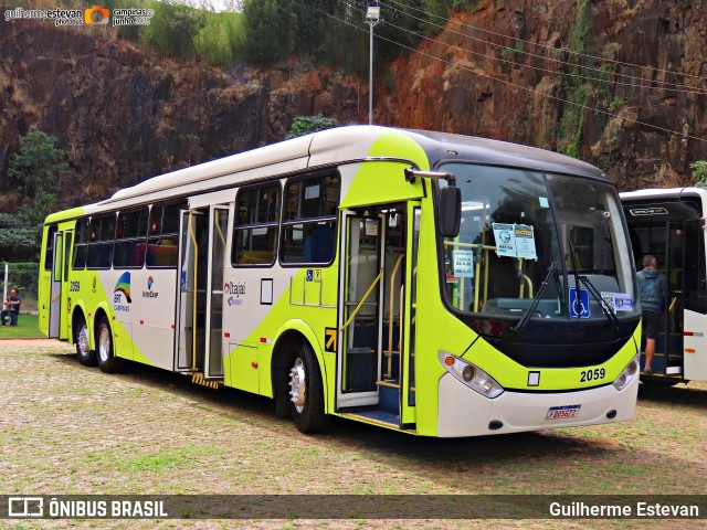 Itajaí Transportes Coletivos 2059 na cidade de Campinas, São Paulo, Brasil, por Guilherme Estevan. Número da foto: #13191379.