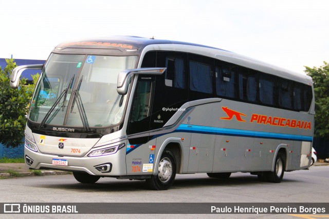 Viação Piracicabana 7074 na cidade de São Paulo, São Paulo, Brasil, por Paulo Henrique Pereira Borges. Número da foto: #13191064.
