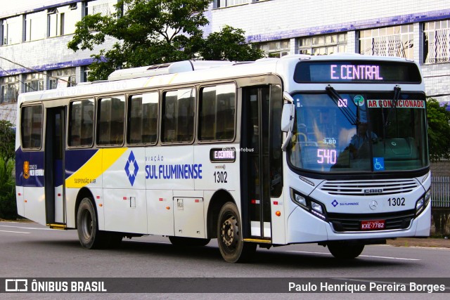 Viação Sul Fluminense 1302 na cidade de Volta Redonda, Rio de Janeiro, Brasil, por Paulo Henrique Pereira Borges. Número da foto: #13191085.