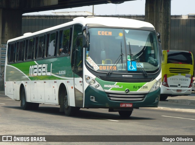 Transportes Mageli RJ 167.056 na cidade de Rio de Janeiro, Rio de Janeiro, Brasil, por Diego Oliveira. Número da foto: #13190657.