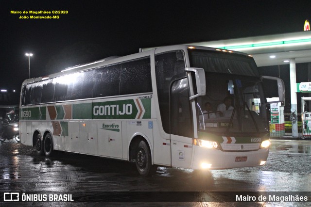 Empresa Gontijo de Transportes 11690 na cidade de João Monlevade, Minas Gerais, Brasil, por Mairo de Magalhães. Número da foto: #13190234.